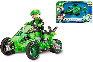 Famosa Ben 10 BEN48000 Flair Ben's Transforming Omi-Cycle, Multicolour