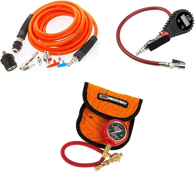 ARB 4X4 Accessories Digital Tire Inflator Bundle with Tire