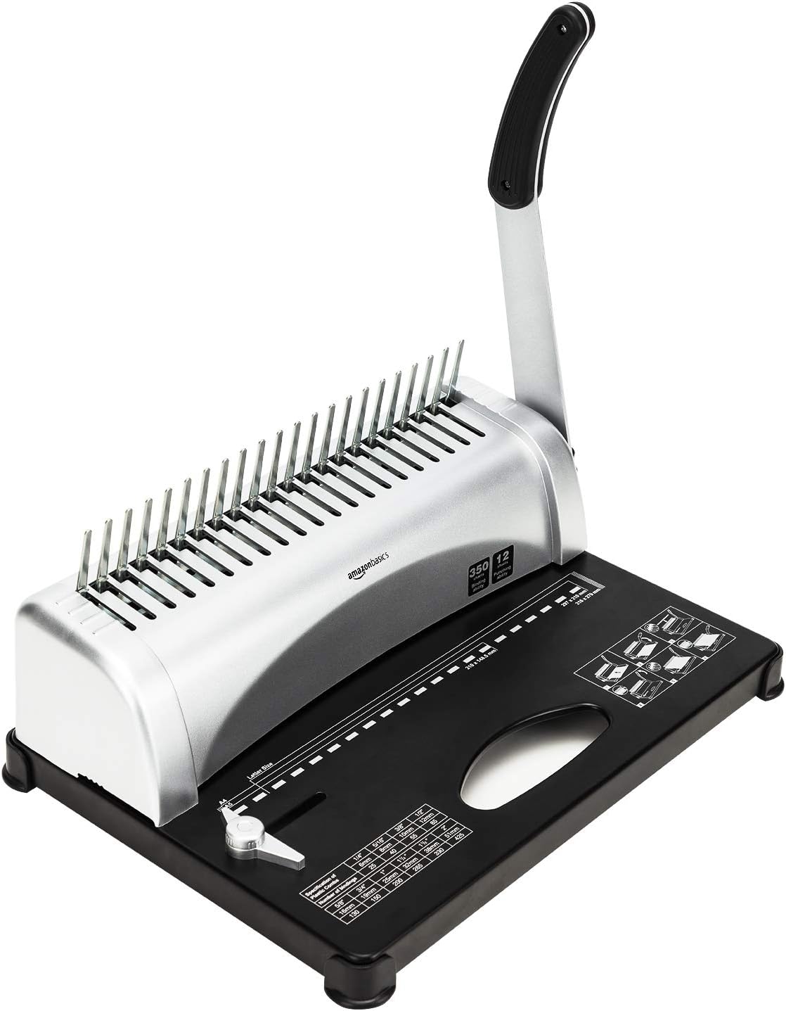 Amazon Basics Comb Binding Machine, Grey - Image 5