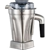 PrimeKaorin 48oz Stainless Steel Container for Blender, replace 5000 E310, fits for Classic/Professional/Explorian/Propel/Ascent Series Jar Cup Pitcher