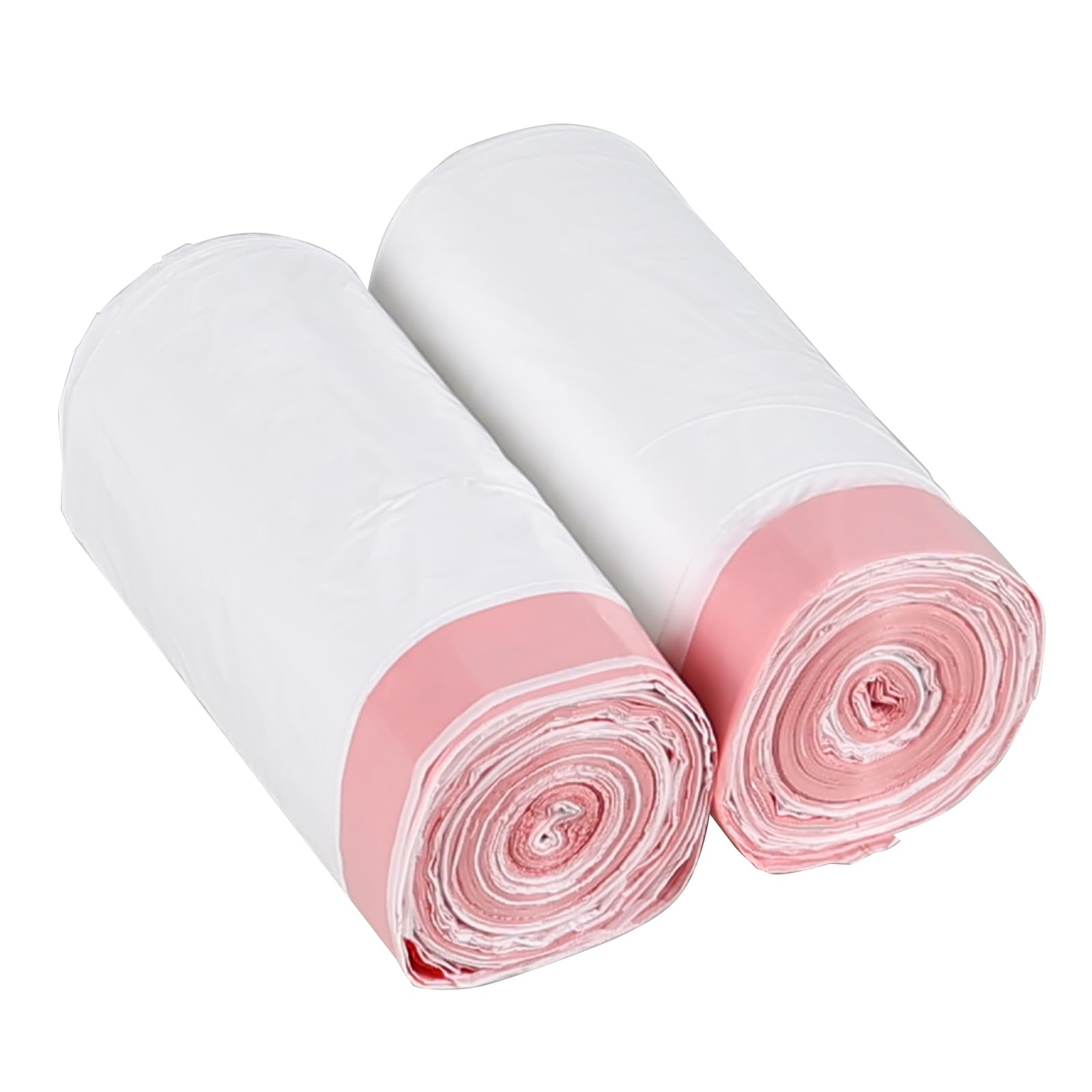 Gitany 30L Drawstring Trash Bags, White Bin Liners, 120 Bags