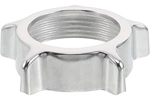 SOLUSTRE Meat Grinder Nut Replacement - 6cm/2.4" Stainless Steel Retaining Ring for Electric Meat Mincer - Secure Grinder Pla