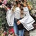 SIMSHION Women's Summer Off Shoulder Trumpet Sleeve Ruffled Collar Casual Blouse Tops Shirts