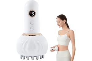 Paiaito Lymphatic Drainage Massager & Anti Cellulite Massage Tool, Helps Reduce Stretch Marks & Cellulite, for Legs, Arms & Belly, Body Sculpting Machine with Microcurrent, Light, Heat & Vibration