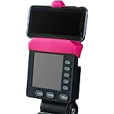 Vapor Fitness Phone Holder Made for PM5 Monitors of Concept 2 Rower, SkiErg and BikeErg - Silicone Smartphone Cradle Compatible with Concept 2 Rowing Machine. Ideal Rower Accessories