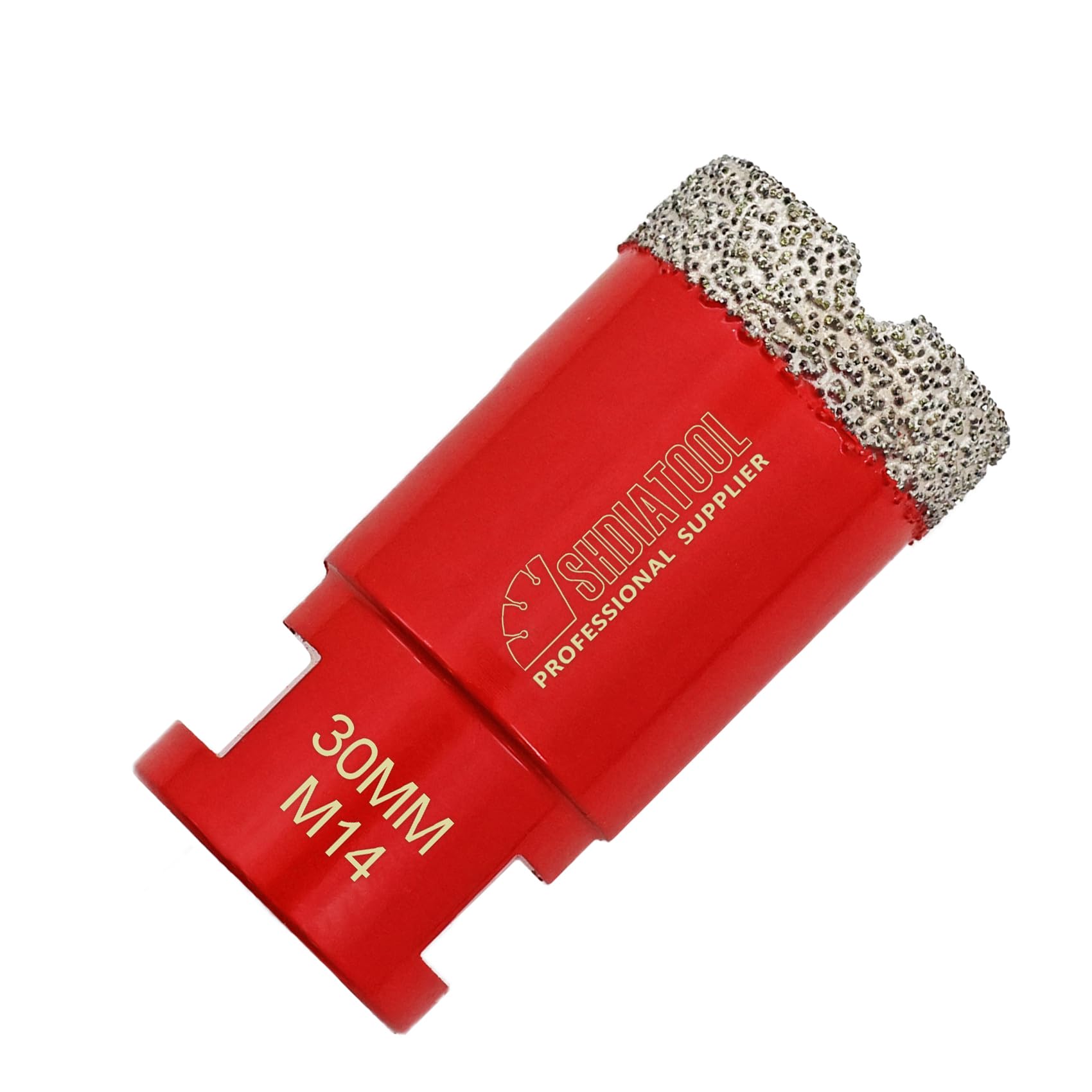 SHDIATOOL Dry Diamond Drill Core Bit Diameter 30mm Vacuum Brazed Drilling Porcelain Tile Granite Marble