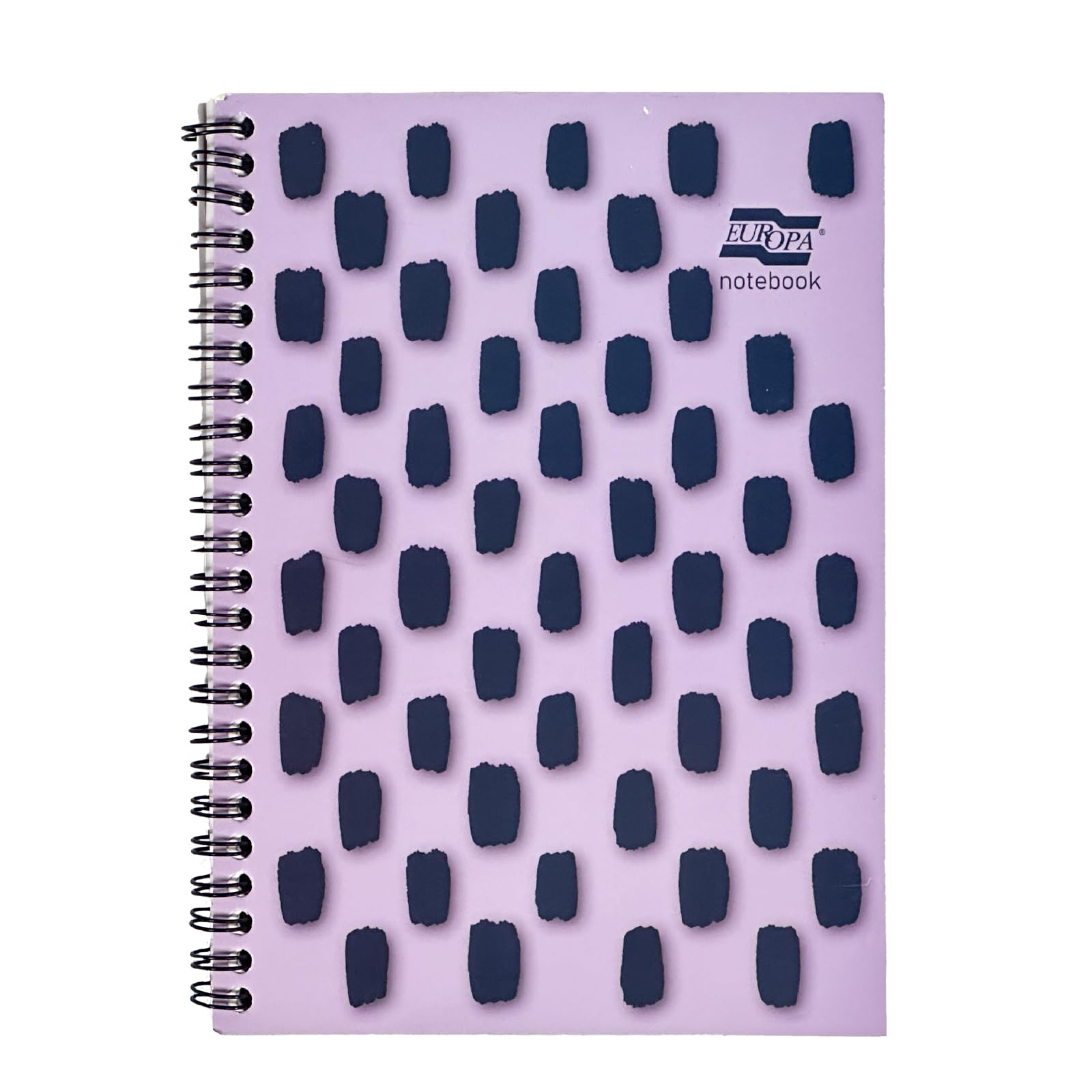 Exacompta Europa Splash - Ref EU1504Z Wirebound Notebooks, Bright Cover, 160 Lined Pages, A5 Size with Micro-Perforated Pages, Pack of 3 Purple Cover