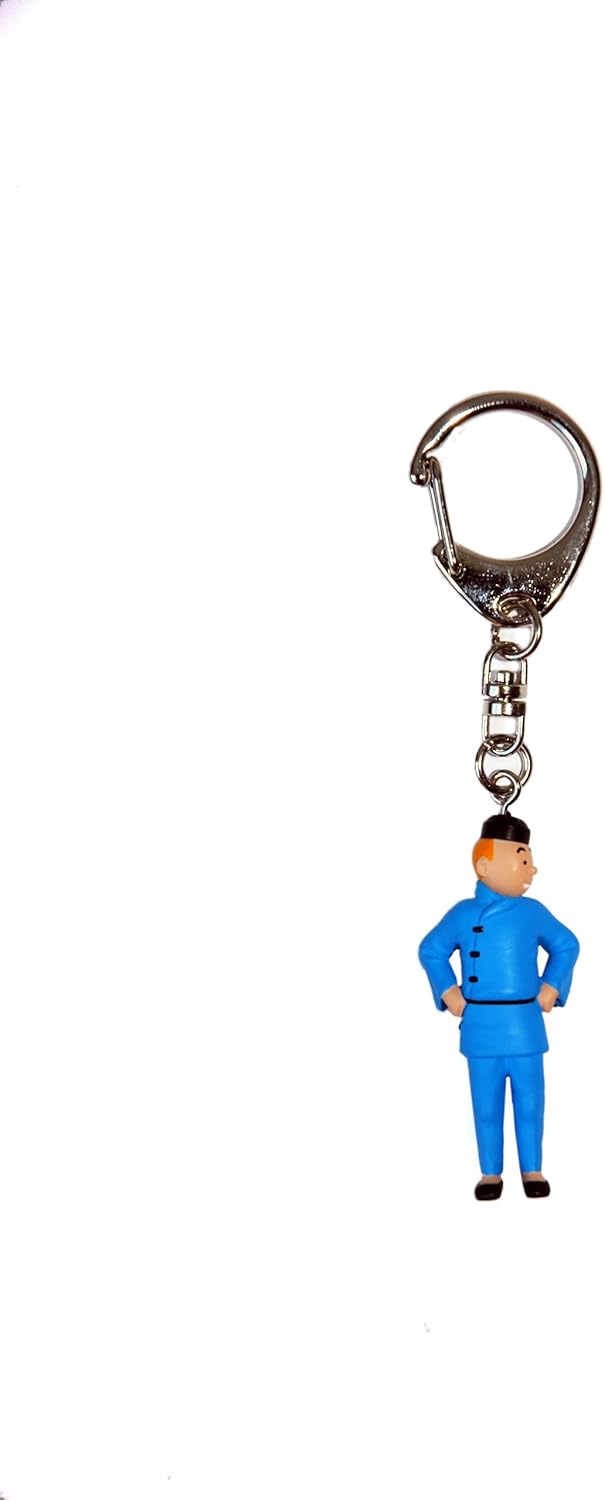 Moulinsart Keyring chain figurine Tintin Chinese 6cm 42465 (2011), Multicolore