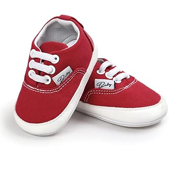 Amazon 人気 12色 ベビーシューズ 女の子 キャンバス シューズ