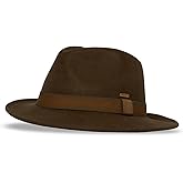 Sunday Afternoons Crestone Fedora Hat, Wool Felt Sun Hat, Cold Brew, M/L