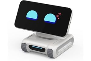 LOOI Robot-Starlight White AI Desktop Companion with Visual Understanding (Objects, People and Scenes), ChatGPT Voice Interac