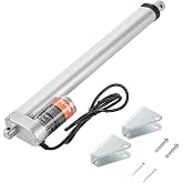 VEVOR Linear Actuator 12V, 12 Inch High Speed 0.55"/s Linear Actuator, 220lbs/1000N Linear Motion Actuator with Mounting Bracket and IP54 Protection