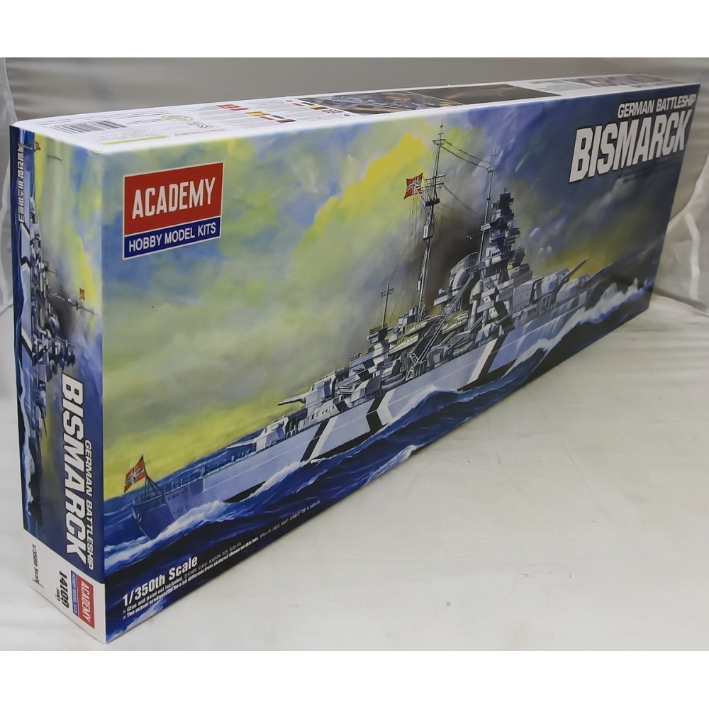 Photo 1 of Academy German Battleship Bismarck Model Kit , Navy