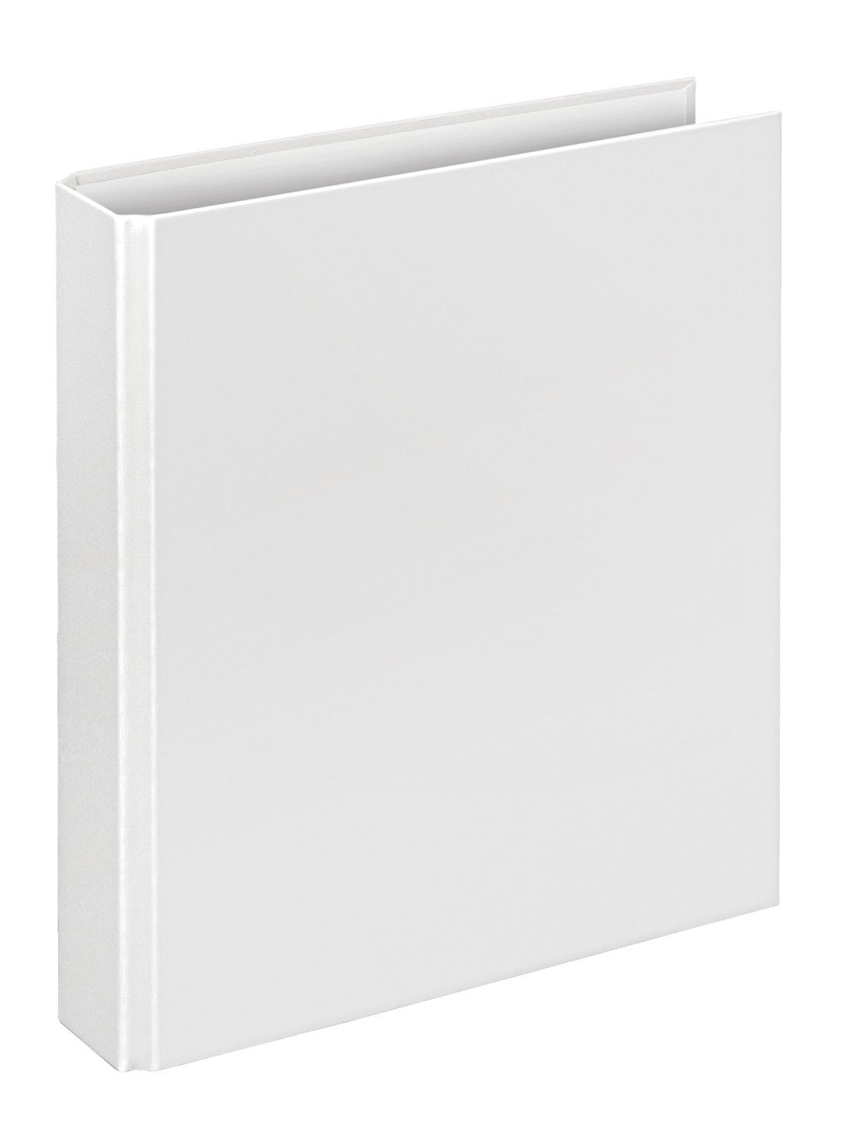 VELOFLEX 1153090 Basic Ring Binder, DIN A5, Pack of 1, White, Filling Height 25 mm, Ring Binder with 4 Ring Mechanisms, Narrow Folder