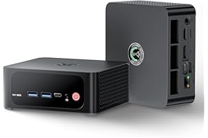 TRIGKEY AMD Ryzen 7 Mini PC 7735HS (8C,16T, Up to 4.75Hz) 32GB DDR5 500GB M.2 NVME (Max 3000MB/S) SSD PC Gaming S6 Mini Desktop Computer OS Pro. Micro PC Wi-Fi 6/Bluetooth 5.2/HDMI/DP/USB 4.0/3.2