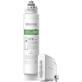 Waterdrop WD-G3-N3CB Filter, Replacement for WD-G3-W Reverse Osmosis System, 1-Year Lifetime