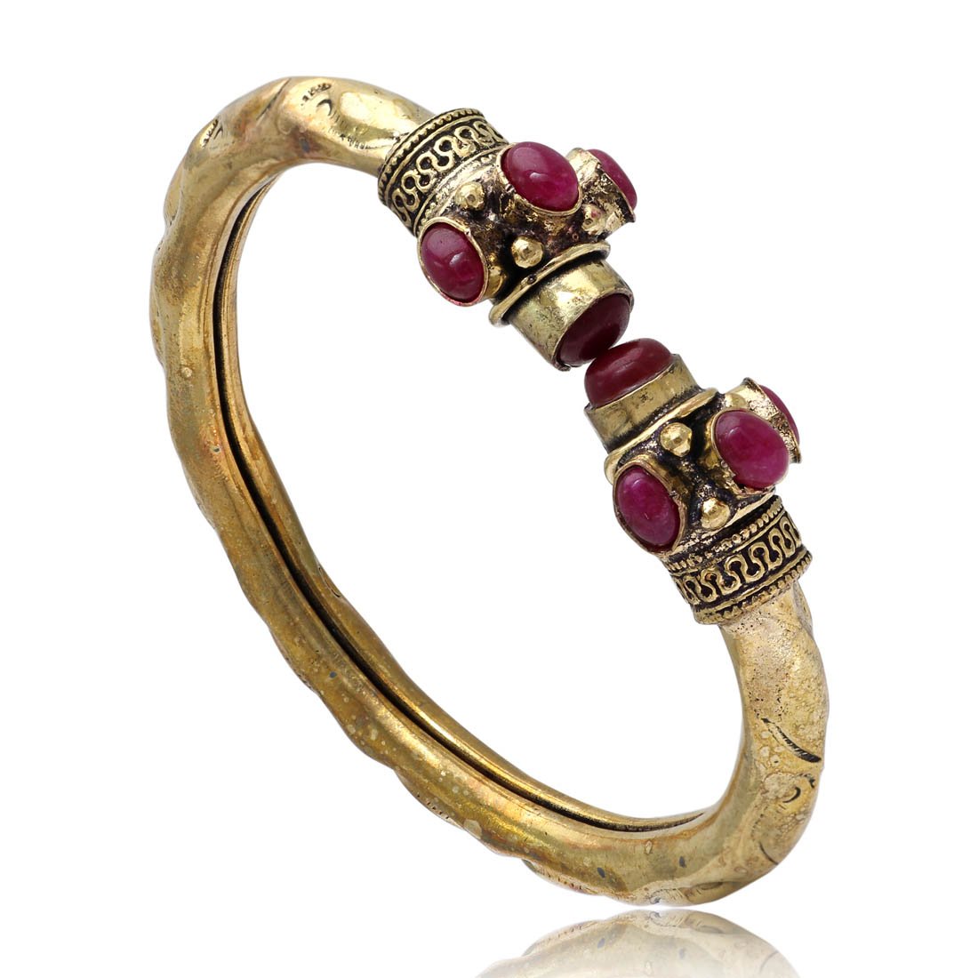 Buy Jaipur Mart Brass Metal Oxidised Gold Plated Oxidised Bracelets 1piece Gsb94mrn Online At Low Prices In India Amazon Jewellery Store Amazon In