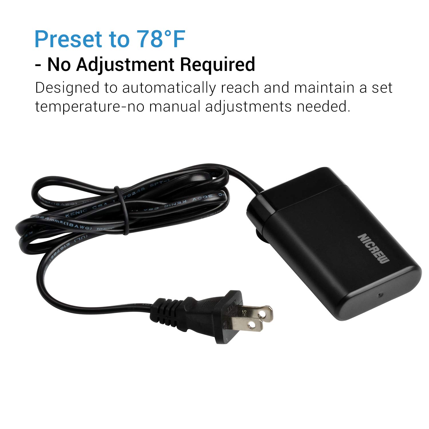 preset aquarium heater