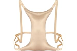 Breast Support Pillow for Chest Wrinkles Cotton Chest Cushion for Side Sleeper Soft Chest Pillow with Adjustable Clasp Beauty