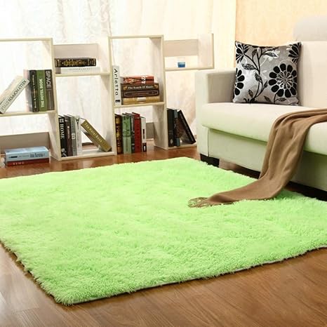 Amazon ラグ 無地 1 6 2 3m 洗える 新生活 ラグマット 滑り止め付 西海岸 インテリアマット ラグカーペット カーペット ホットカーペット対応 おしゃれ 北欧 オールシーズン 洗えるラグ ラグ グリーン 秋冬用 春夏用 絨毯 じゅうたん 厚手 ラグ カーペット オンライン通販