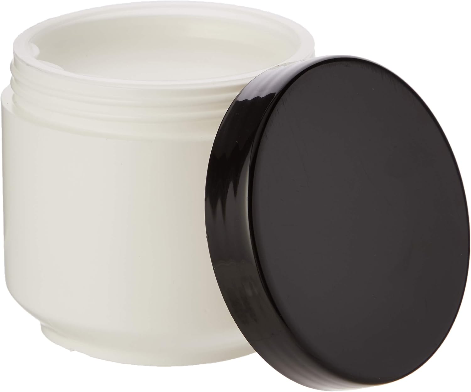 PLAST 2271241 - White Jars with Black Lid, 250 ml, Pack of 15 - Image 3