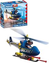 Playmobil City Action Police Helicopter 72080 with Officer Rotors
