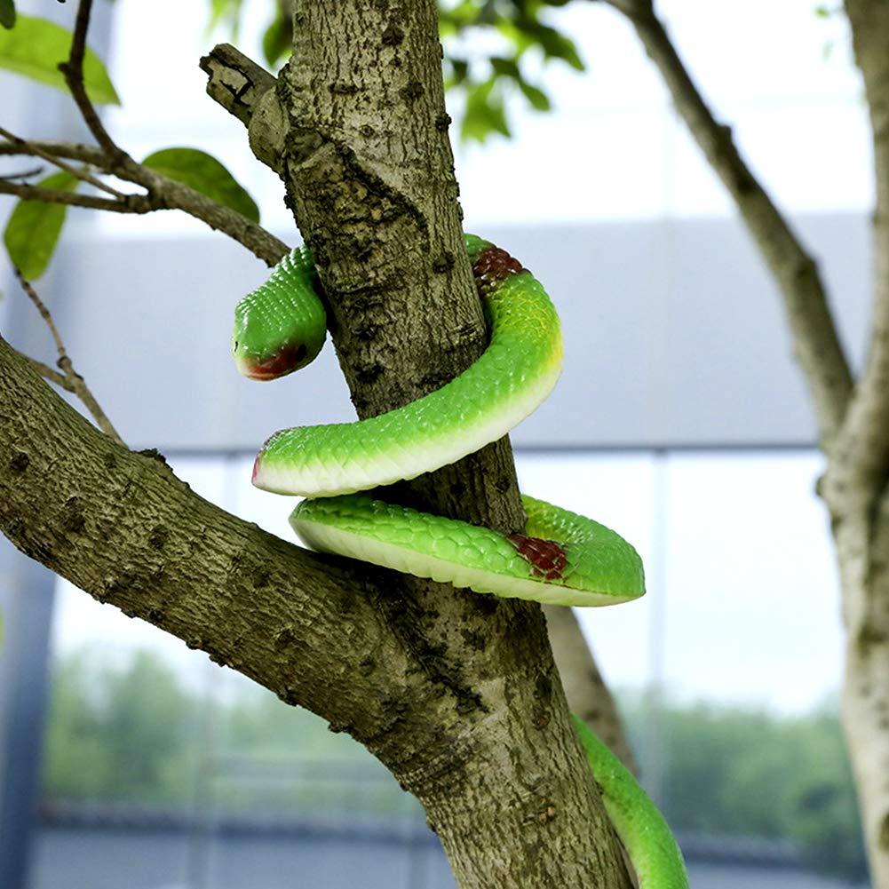 REALISTICO SERPENTE FALSO ornamento realistico oggetti di scena