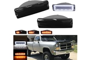 Tonsya For 1991 1992 1993 Dodge D150, D250, D350, W150, W250e, W350 Ramcharger,1991 Dodge D150S, W150S Front Parking turn sig