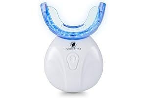 FUREIN SMILE LED Teeth Whitening Light, 32 Blue LEDs, Silicone Mouth Tray Accelerator