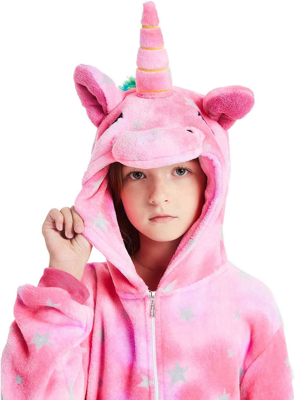 Unisex Kids Onesie Pajamas Animal Christmas Halloween Cosplay Costume Sleepwear