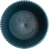 elho Vibes Fold Round Mini 9-100% Recyclable Flower Pot Ø9.3 x H8.8 cm Blue view 4