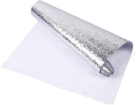 Amazon Winomo キッチン 耐熱シート 台所 ステッカー 防油壁纸 防水 防汚 戸棚シート シルバー 40ｘ0cm ウォールステッカー オンライン通販