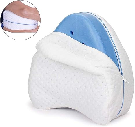 Yaogroo Ergonomische Kontur Legacy Specialty Medizinisches Beinkissen Memory Schaum Kissen Fur Rucken Huftbeine Und Kniestutzkeil Die Beine Kniekissen Fur Seitenschlafer Amazon De Kuche Haushalt