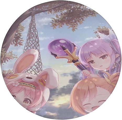 Amazon Co Jp プリコネr冷蔵庫マグネット4個セット3dステッカー おしゃれ 磁気飾り物 風景 美しい木 冷蔵庫用 磁気黒板用 磁気掲示板用 丸 ホーム キッチン