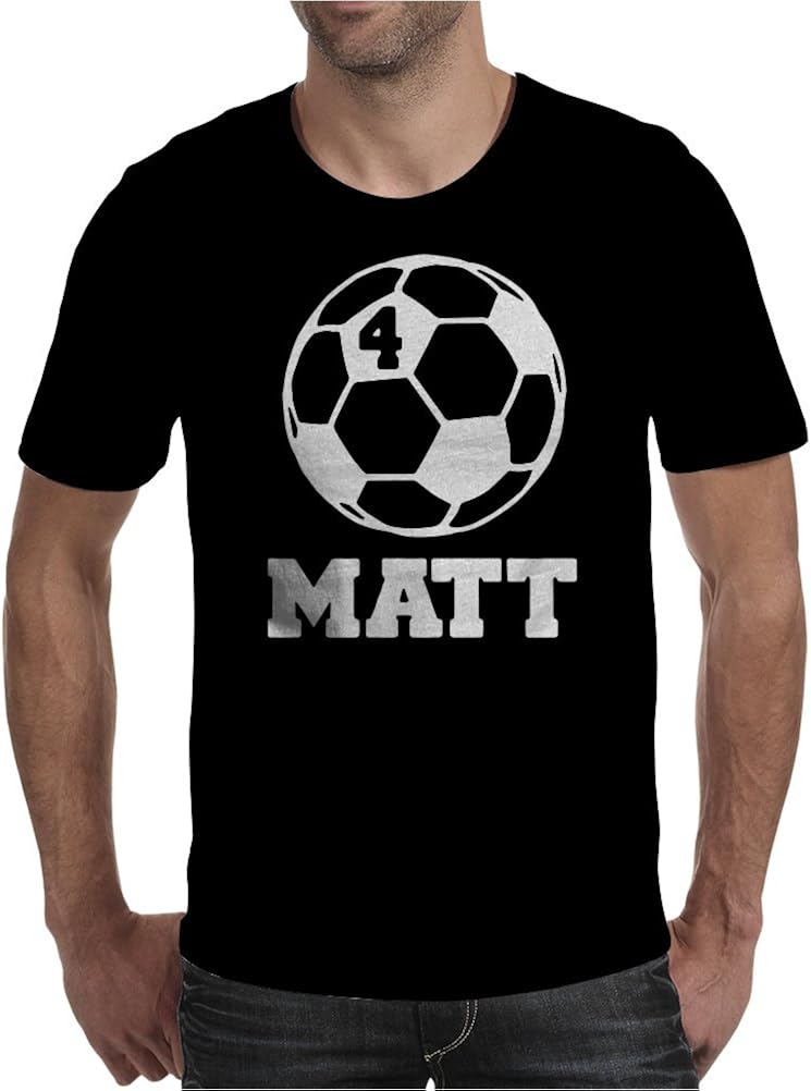 soccer Matt Mens T-Shirt Black / XX-Large: Amazon.co.uk: Clothing