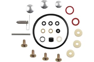 HONKADOR 632760B Carburetor Rebuild Kit, Float Type Repair Kit (632760, 632760A, 632809) for OHH50, HMSK, HSK845, 850, HSSK, LEV, LH, LV, OH195, & OHM129 Series Engines. Replaces 632760B Carburetor Repair Kit