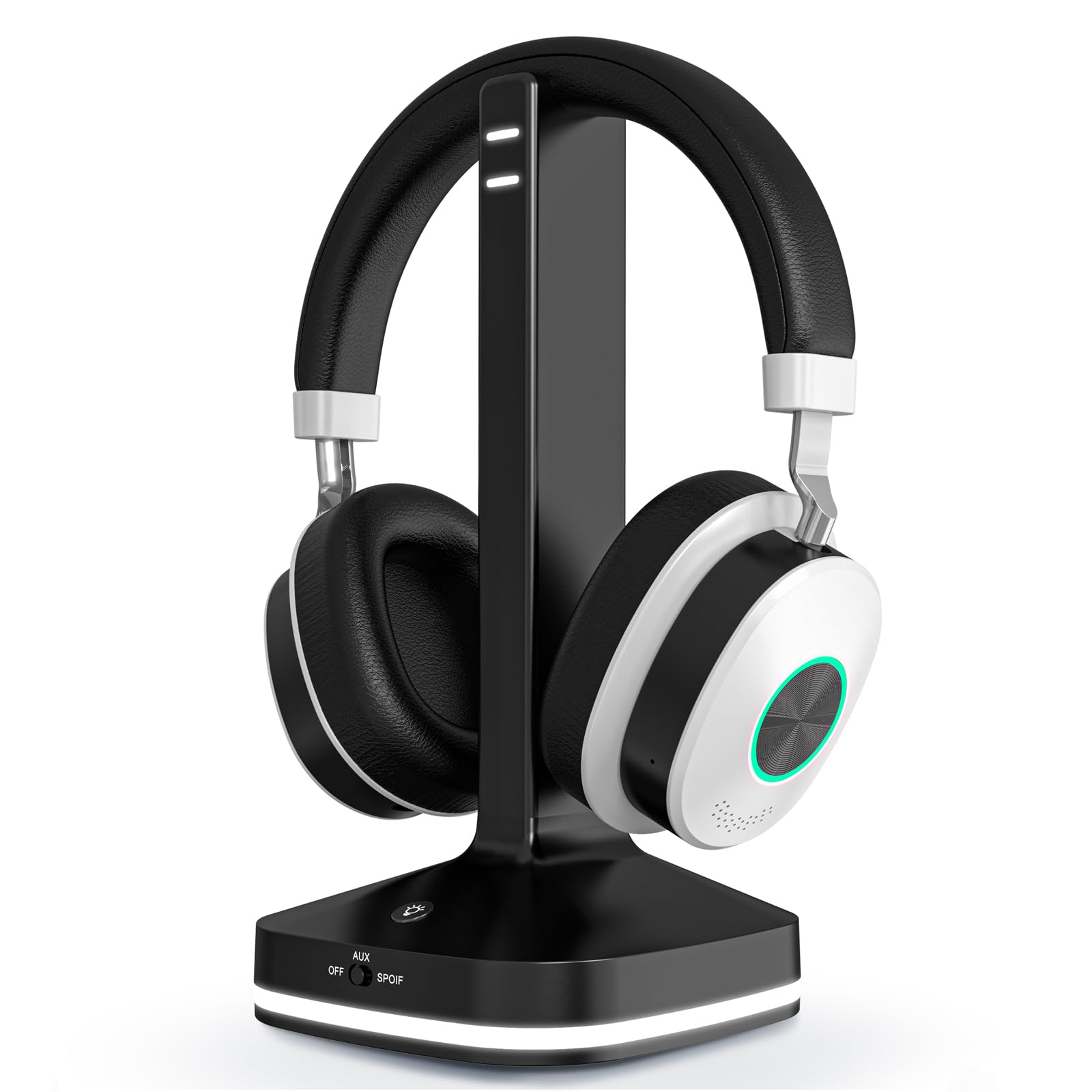 Photo 1 of Wireless Headphones for TV Watching, TV Headphones Wireless for Seniors with Transmitter Charging Base, No Audio Delay Blutooth 5.4, Over Ear Headset with 3 Audio Modes, Gifts for Parents/Elderly