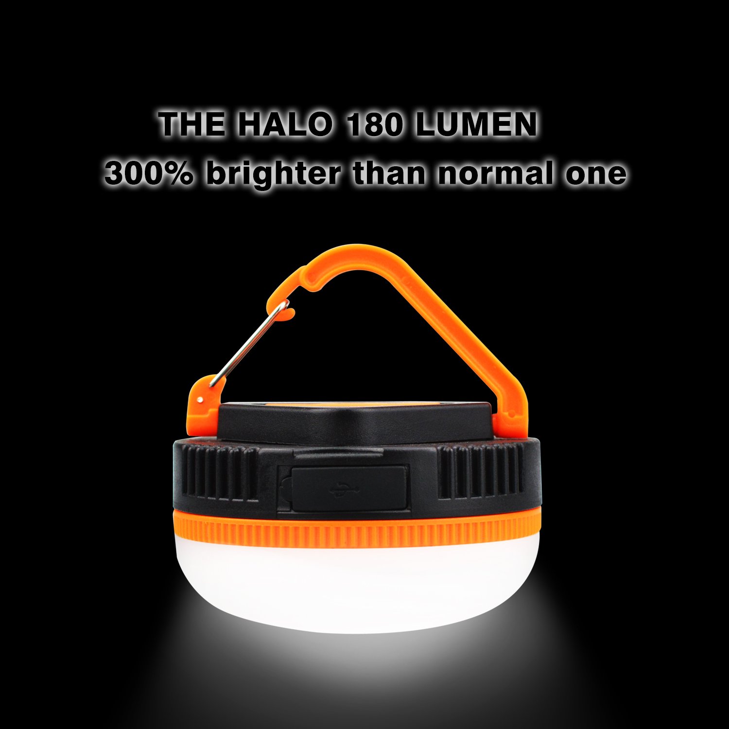 LED Camping Lantern 180 Lumens Rechargeable MINI Tent Light&Lamp Emergency Flashlight with Magnet for Hiking,Backpacking,Outdoor,Fishing,Home and Daily Lighting-USB Charging