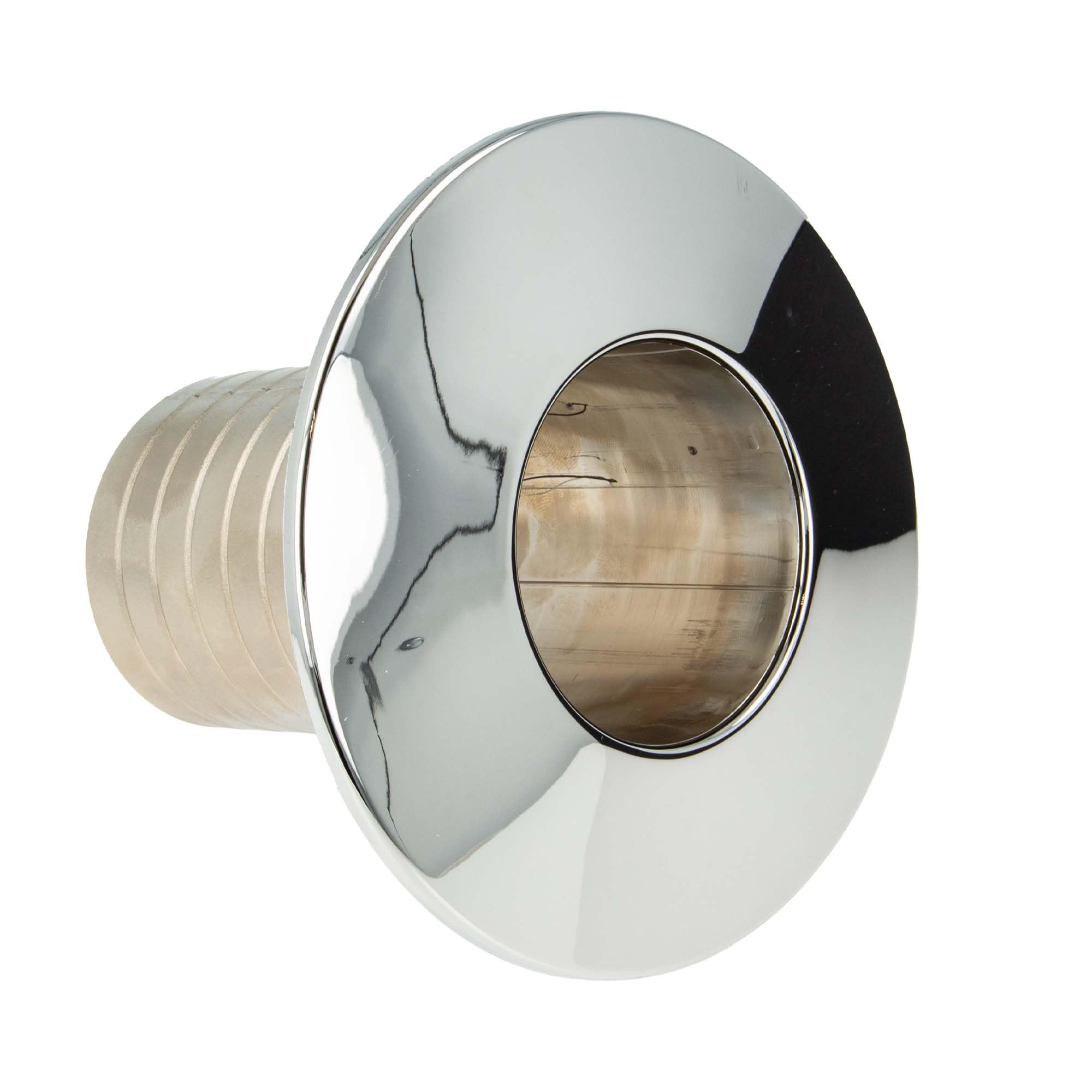 JS COMBI Rosette for Concealed Water Meter, Measuring Softgels – Chrome Finish