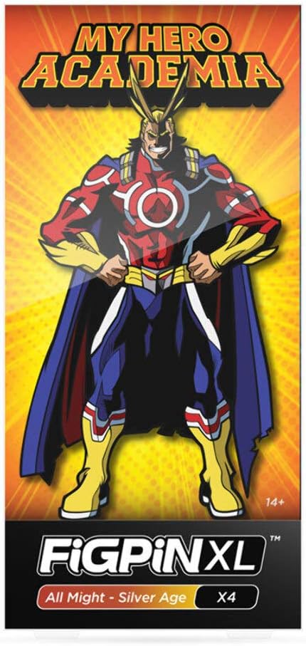 Amazon Com Figpin My Hero Academia All Might Silver Age Xl Toys Games