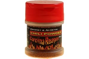 Extremely Hot Red Carolina Reaper Peppers Ground Powder by Magic Plant | Pure Carolina Reaper Chili Pepper | All Natural - Fair Trade - No Additives (1/2 Oz)