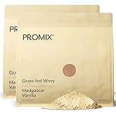 ProMix Nutrition Whey Protein Powder, Vanilla - Grass-Fed & 100% All Natural - Post Workout Fitness & Nutrition Shakes, Smoothies, Baking & Cooking Recipes - 2.5 Pound (Pack of 2)