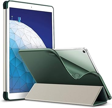 Amazon Esr Ipad Air 19 ケース Ipad Air3 10 5インチ ソフトカバー Tpu 耐衝撃 傷防止 オートスリープ機能 軽量 薄型 三つ折りスタンド スマートカバー 19年発売の10 5インチ Ipad 対応 ダークグリーン Esr タブレットケース 通販