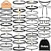 Outee 44 Pcs Choker Necklaces for Women Black Choker Set Tattoo Choker Necklace for Girls Classical Velvet Chokers
