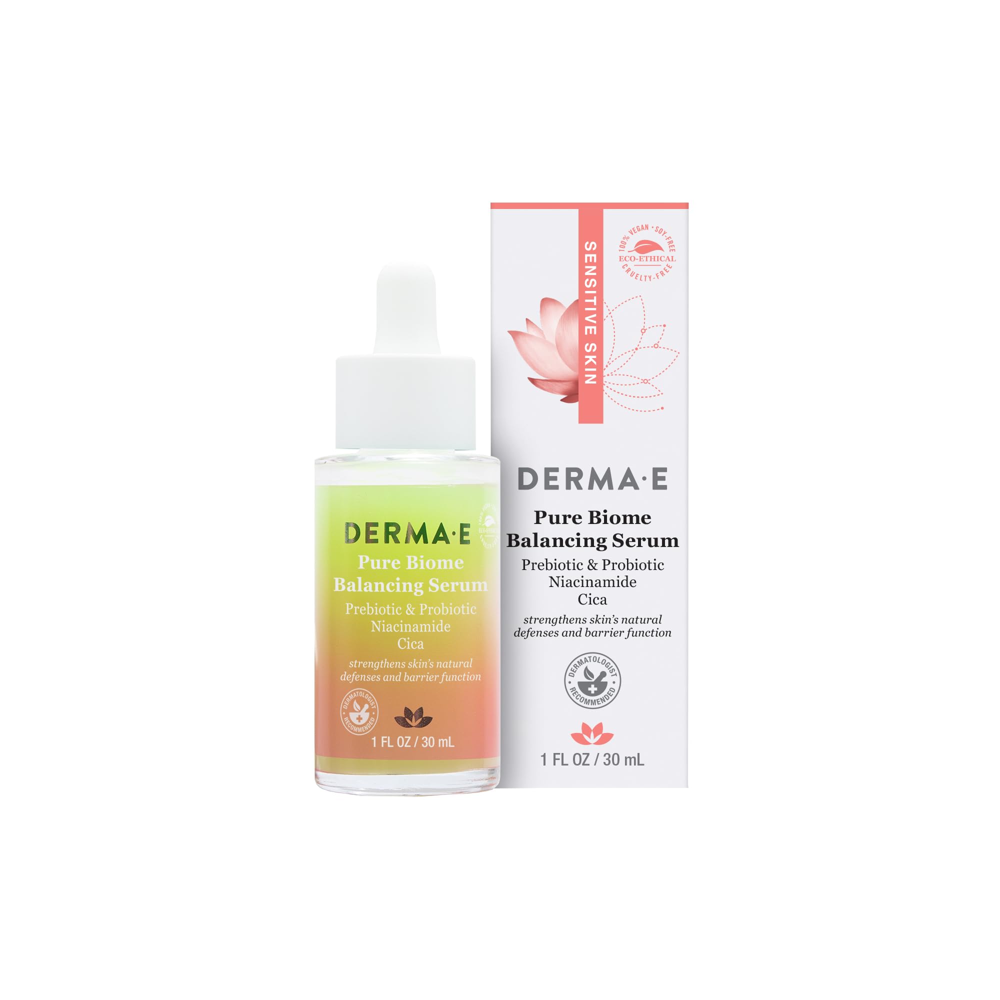 Photo 1 of DERMA E, Pure Biome Balancing Serum, 30 ml (1 fl.oz)
