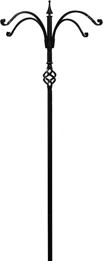 Amazon Com Kettle Moraine 4 Arm Decorative Bird Feeder Pole Set
