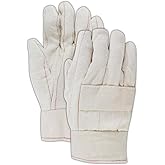 MAGID Heater Beater 24 oz. Cotton Canvas Hot Mill Chore Gloves, 12 Pairs, Size Men's (Fits Large) (198)