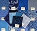 FAT QUARTER ~ Set of 10 100 % COTTON ~ BLUE ~ Quilt Fabric ~ CRAFTS ~ SEWING