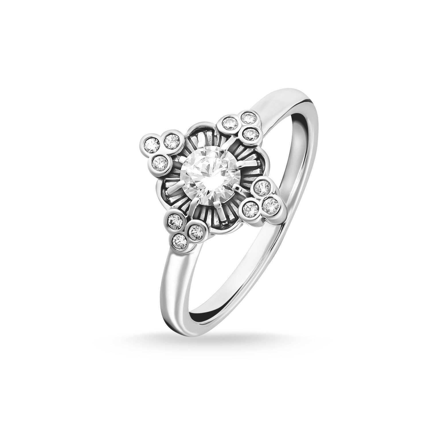 THOMAS SABO Women Silver Piercing Ring - TR2221-643-14-50