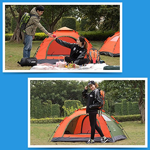 image for lychee 2 Person Camping Tent, Light Weight Quick Opening Design Waterp